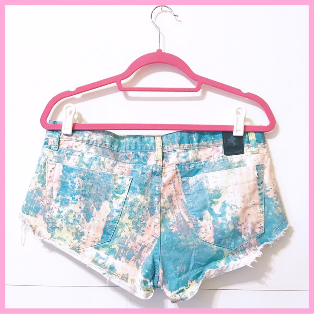 ONE TEASPOON | “Bonita” Paint Splatter Shorts - Picture 3 of 8